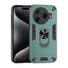 For Tecno Camon 30 Pro 5G Shockproof Metal Ring Holder Phone Case(Green) - 1