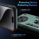 For Tecno Camon 30S / 30S Pro Shockproof Metal Ring Holder Phone Case(Green) - 3
