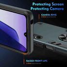 For Tecno Camon 40 Pro 4G Shockproof Metal Ring Holder Phone Case(Green) - 3