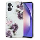 For Xiaomi Redmi 13C 4G Colorful Painting Pattern TPU Phone Case(Peony) - 1