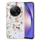 For Xiaomi Redmi A3 Colorful Painting Pattern TPU Phone Case(Red Flowers) - 1