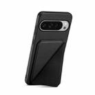 For Google Pixel 10 Pro XL D04 Calf Texture Dual Card Slot Holder Phone Case(Black) - 2