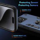 For Xiaomi Poco X6 Pro 5G Shockproof Metal Ring Holder Phone Case(Blue) - 3