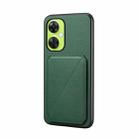 For OnePlus Nord CE 3 Lite D04 Calf Texture Dual Card Slot Holder Phone Case(Green) - 1