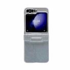 For Samsung Galaxy Z Flip5 5G Skin Feel PC Flash Paper Shockproof Phone Case(Blue Silver Gradient) - 1