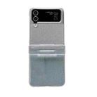 For Samsung Galaxy Z Flip4 5G Skin Feel PC Flash Paper Shockproof Phone Case(Blue Silver Gradient) - 1