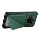 For Huawei Mate 50 Pro D04 Calf Texture Dual Card Slot Holder Phone Case(Green) - 4