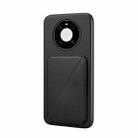 For Huawei Mate 40 Pro D04 Calf Texture Dual Card Slot Holder Phone Case(Black) - 1
