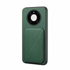 For Huawei Mate 40 Pro D04 Calf Texture Dual Card Slot Holder Phone Case(Green) - 1