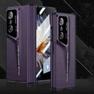 For Honor Magic Vs GKK Integrated Magnetic Blade Ultra-thin Full Coverage Phone Case(Purple) - 1