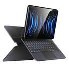 For iPad Air 2020 / Air 2022 10.9 / Pro 11 USAMS Digital Display Keyboard Protector Case(Black) - 1