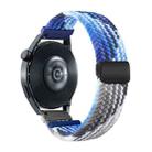 20mm Two-color Magnetic Braided Nylon Watch Band(Blueberry Black Chocolate) - 1