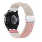 20mm Two-color Magnetic Braided Nylon Watch Band(Starlight Pink) - 1