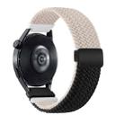 20mm Two-color Magnetic Braided Nylon Watch Band(Starlight Black) - 1