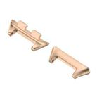 For Honor Band 9 1 Pair Stainless Steel Metal Watch Band Connector(Rose Gold) - 2