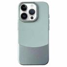 For iPhone 13 Pro Napa Texture PC + Leather Phone Case(Cyan) - 1
