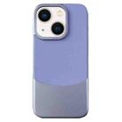 For iPhone 13 Napa Texture PC + Leather Phone Case(Light Purple) - 1