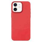 For iPhone 12 / 12 Pro Napa Texture PC + Leather Phone Case(Red) - 1