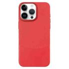 For iPhone 12 Pro Max Napa Texture PC + Leather Phone Case(Red) - 1