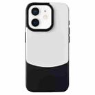 For iPhone 11 Napa Texture PC + Leather Phone Case(Panda Black) - 1