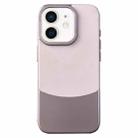 For iPhone 11 Napa Texture PC + Leather Phone Case(Pink) - 1