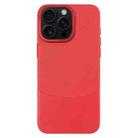 For iPhone 16 Pro Napa Texture PC + Leather Phone Case(Red) - 1