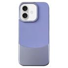 For iPhone 16 Plus Napa Texture PC + Leather Phone Case(Light Purple) - 1