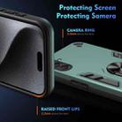 For Samsung Galaxy M55 Shockproof Metal Ring Holder Phone Case(Green) - 3