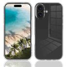 For iPhone 16 Plus Scratchproof Acrylic TPU Phone Case(Transparent) - 2