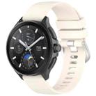 For Xiaomi Watch 2 Liquid Glossy Silver Buckle Silicone Watch Band(Starlight Color) - 1