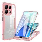 For Xiaomi Redmi Note 13 4G Acrylic + TPU 360 Degrees Full Coverage Phone Case(Pink) - 1