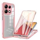 For Xiaomi Redmi Note 13 Pro 4G Acrylic + TPU 360 Degrees Full Coverage Phone Case(Pink) - 1