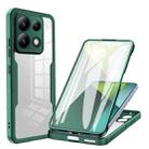 For Xiaomi Redmi Note 13 Pro 5G Acrylic + TPU 360 Degrees Full Coverage Phone Case(Green) - 1