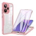 For Xiaomi Redmi Note 13 Pro+ 5G Acrylic + TPU 360 Degrees Full Coverage Phone Case(Pink) - 1