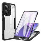 For Xiaomi Redmi Note 13 Pro+ 5G Acrylic + TPU 360 Degrees Full Coverage Phone Case(Black) - 1