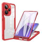 For Xiaomi Redmi Note 13 Pro+ 5G Acrylic + TPU 360 Degrees Full Coverage Phone Case(Red) - 1