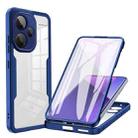 For Xiaomi Redmi Note 13 Pro+ 5G Acrylic + TPU 360 Degrees Full Coverage Phone Case(Blue) - 1