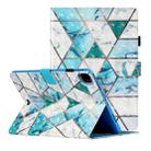 For iPad Pro 11 inch (2020) 3D Pattern Horizontal Flip Leather Tablet Case with Card Slots & Holder & Sleep / Wake-up Function(Marble Stitching) - 1