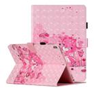 For iPad 10.2 2021 / 2020 / 2019 3D Pattern Horizontal Flip Leather Case with Card Slots & Holder & Sleep / Wake-up Function(Bear) - 1