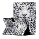 For iPad 10.2 2021 / 2020 / 2019 3D Pattern Horizontal Flip Leather Case with Card Slots & Holder & Sleep / Wake-up Function(Leopard) - 1