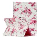 For iPad Pro 11 inch (2018) 3D Pattern Horizontal Flip Leather Case with Card Slots & Holder & Sleep / Wake-up Function(Rose Flower) - 1