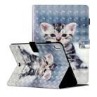 For iPad Pro 11 inch (2018) 3D Pattern Horizontal Flip Leather Case with Card Slots & Holder & Sleep / Wake-up Function(Cat) - 1