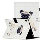 For iPad 9.7 (2018) & iPad 9.7 inch (2017) & iPad Air 2 & iPad Air 3D Pattern Horizontal Flip Leather Case with Card Slots & Holder & Sleep / Wake-up Function(Pug) - 1