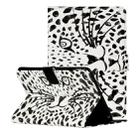 For iPad Mini 5 / 4 / 3 / 2 / 1 3D Pattern Horizontal Flip Leather Case with Card Slots & Holder & Sleep / Wake-up Function(Yellow Leopard Head) - 1
