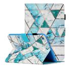 For iPad Mini 5 / 4 / 3 / 2 / 1 3D Pattern Horizontal Flip Leather Case with Card Slots & Holder & Sleep / Wake-up Function(Marble Stitching) - 1