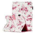 For 7 inch Universal Tablet PC 3D Pattern Horizontal Flip Leather Case with Card Slots & Holder (Rose Flower) - 1