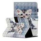 For 7 inch Universal Tablet PC 3D Pattern Horizontal Flip Leather Case with Card Slots & Holder (Cat) - 1