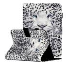 For 7 inch Universal Tablet PC 3D Pattern Horizontal Flip Leather Case with Card Slots & Holder (Leopard) - 1