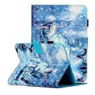 For 10 inch Universal Tablet PC 3D Pattern Horizontal Flip Leather Case with Card Slots & Holder (Snow Mountain Wolf) - 1