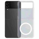 For Samsung Galaxy Z Flip4 MagSafe All-Inclusive Shockproof PC Phone Case(Transparent) - 1